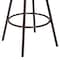 Armen Living Dover 26" Counter Height Barstool in Auburn Bay and Brown Faux Leather LCDOBAABBR26 - alternate 5